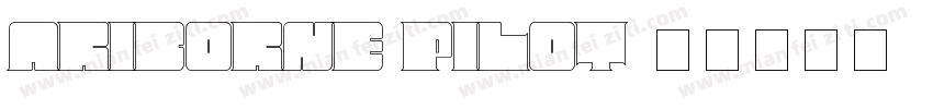 ariborne pilot字体转换